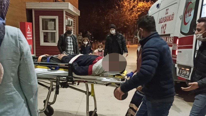 Baca temizlerken çatıdan düşen genç ağır yaralandı