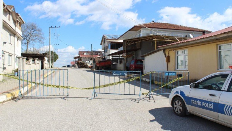 Adıyaman'da 34 ev karantinaya alındı