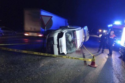 Aksaray'da kaza: 1 ölü, 1 yaralı