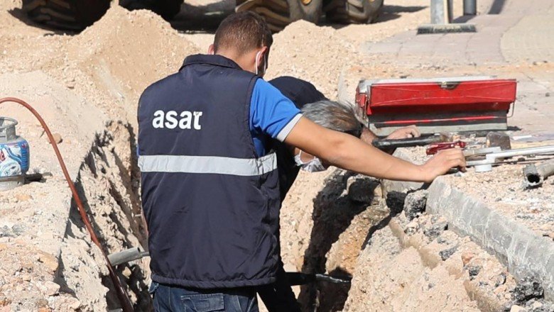 Antalya'da 50 yıllık içme suyu hattı yenilendi