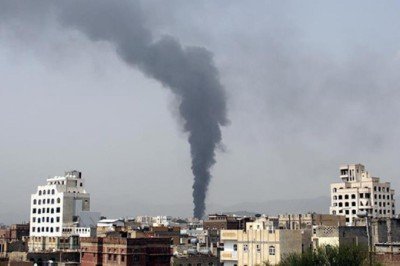 Arap koalisyonundan Yemen'de 4 kente hava saldırısı