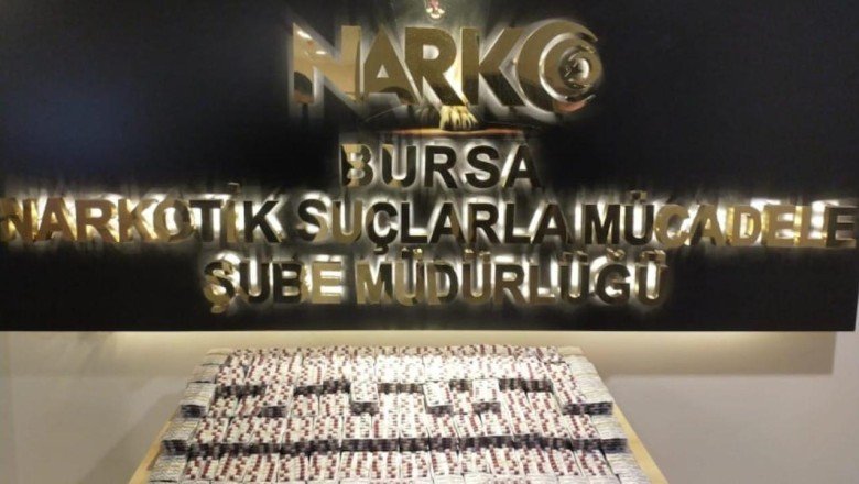 Bursa'da 58 kilogram uyuşturucu madde ele geçirildi