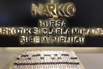 Bursa'da 58 kilogram uyuşturucu madde ele geçirildi
