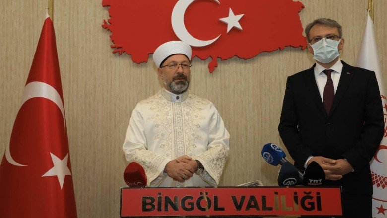 Diyanet İşleri Başkanı Ali Erbaş'tan Bingöl Valiliğine ziyaret