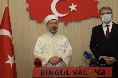 Diyanet İşleri Başkanı Ali Erbaş'tan Bingöl Valiliğine ziyaret