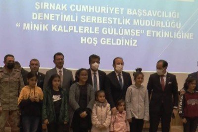 Yükümlülerin çocukları için Minik Kalplerle Gülümse etkinliği