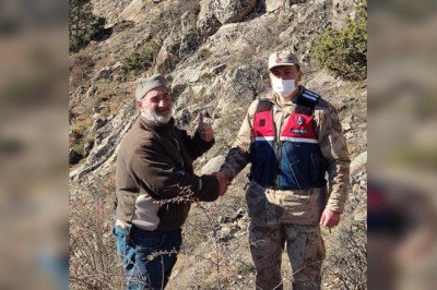 Ormanda kaybolan keçiler dron yardımıyla bulundu