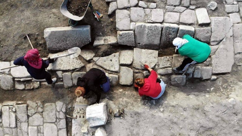 Gladyatörler şehri Stratonikeia'daki çalışmalara kadın eli değiyor