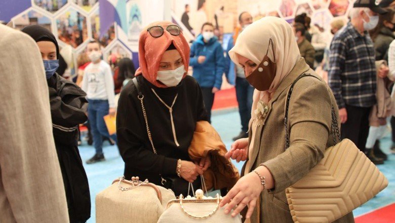 Samsun'un kenevir dokuması ürünlerine büyük ilgi