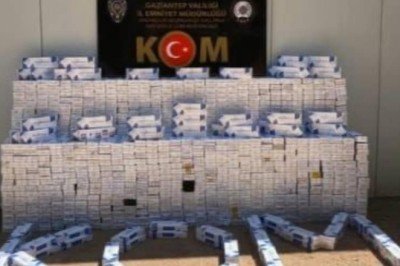 Gaziantep'te kaçakçılık operasyonu: 57 gözaltı