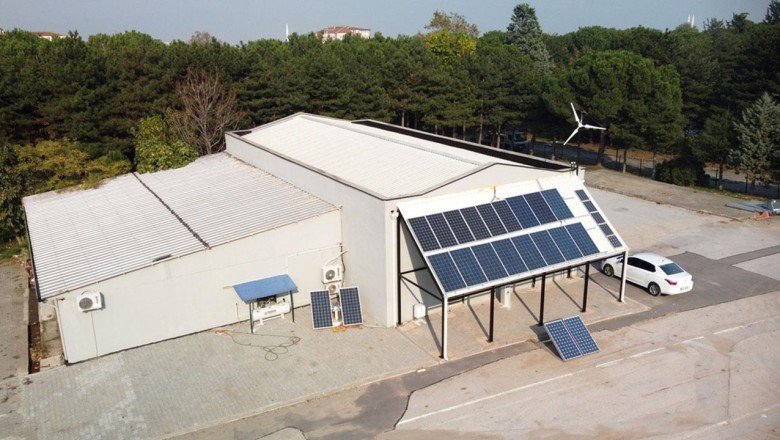 Elektrikli araçlar için yenilenebilir enerjili şarj istasyonu