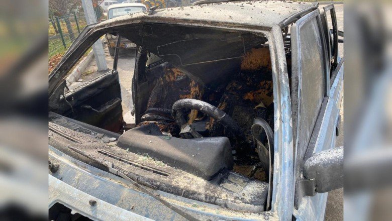 LPG'li araç patladı, sürücüsü yaralandı