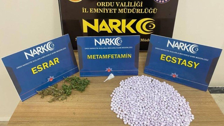 Ordu'da yol denetiminde uyuşturucu ele geçirildi