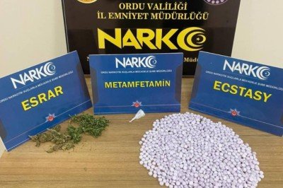 Ordu'da yol denetiminde uyuşturucu ele geçirildi