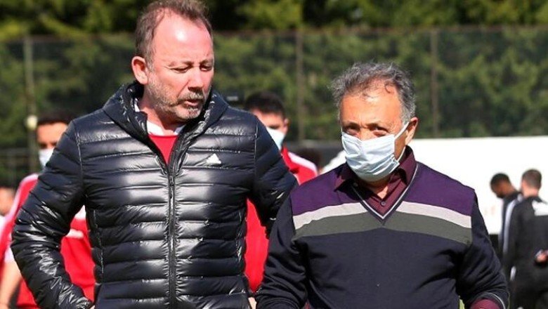 Beşiktaş'ta Ahmet Nur Çebi'den Sergen Yalçın açıklaması! Onunla her zaman..."