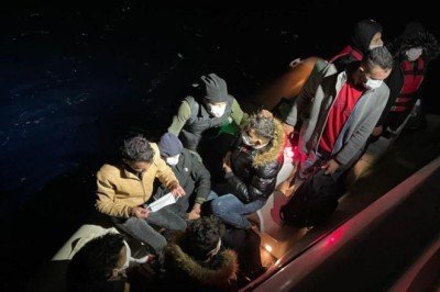 Bodrum açıklarında 59 düzensiz göçmen kurtarıldı