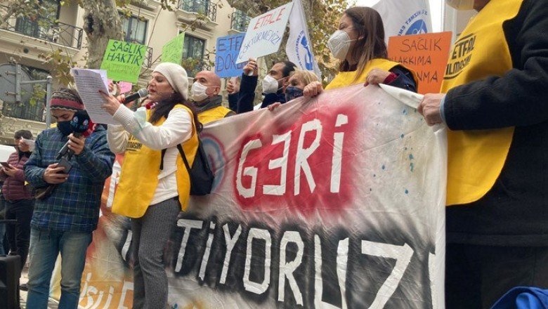 Etfal için insan zinciri