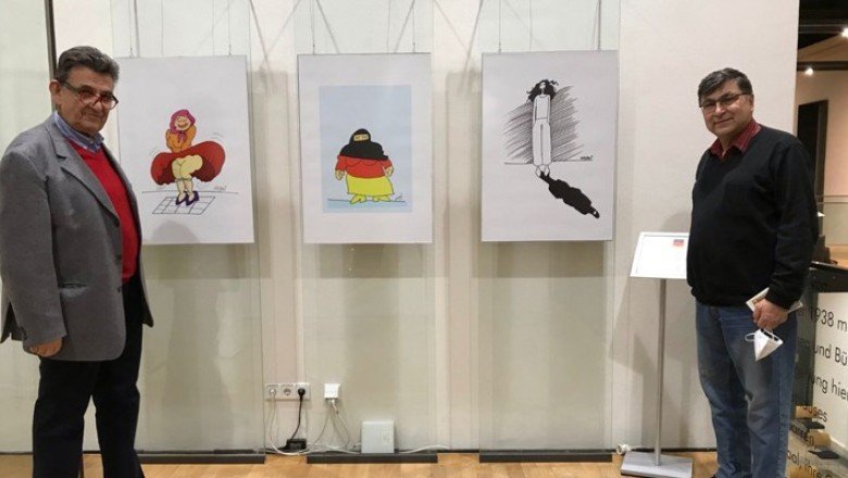 Hayati Boyacıoğlu’nun çizgiye döktüğü komik durumlar Erlangen’de sergileniyor