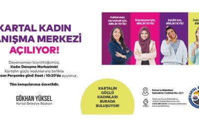 Kartal Belediyesi Kadın Danışma Merkezi Açılıyor
