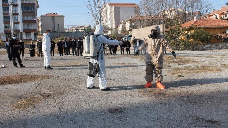 Kırşehir'de şüpheli posta ve KBRN tatbikatı yapıldı