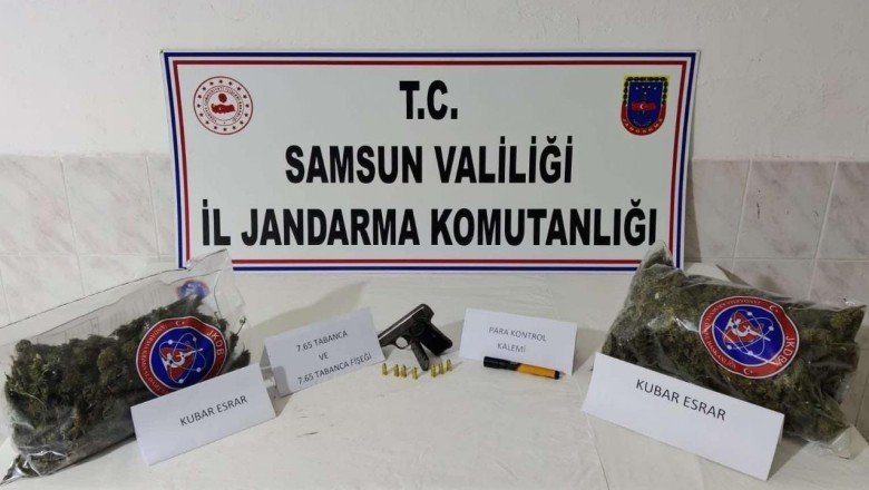Samsun'da uyuşturucu operasyonunda yakalanan şüphelilerden biri tutuklandı
