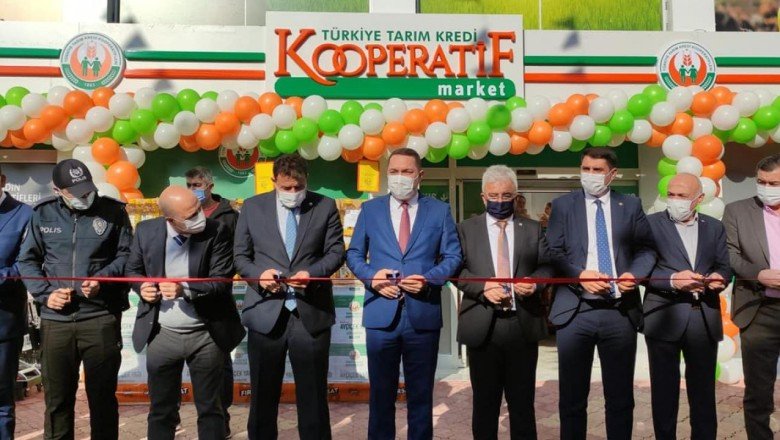 Tarım Kredi Kooperatif Marketin 561'inci şubesi Nurdağı'nda açıldı