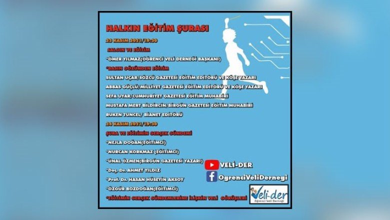 Veli-Der Eğitim Şurası düzenliyor