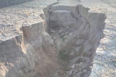 Aksaray'da da obruk görüldü