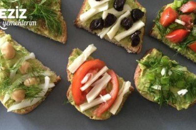 Avokadolu Atıştırmalık Ekmekler