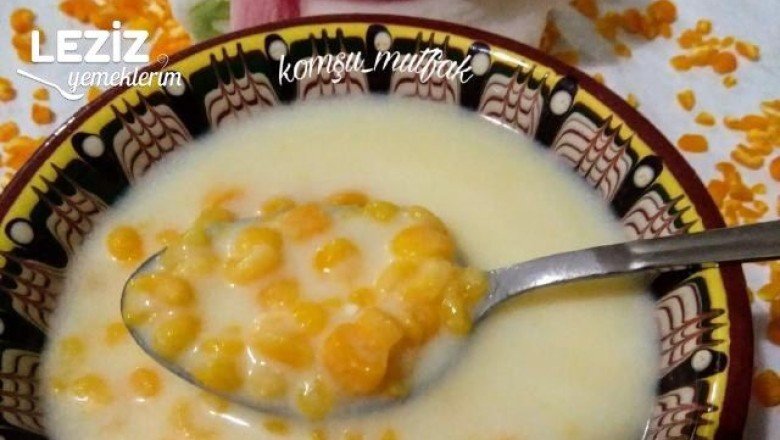 Ayranlı Mısır Çorbası