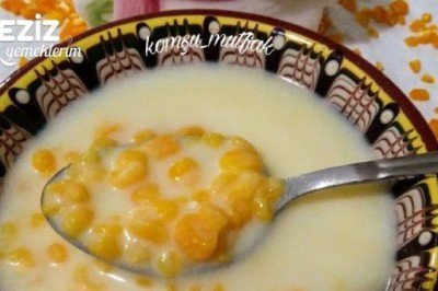 Ayranlı Mısır Çorbası