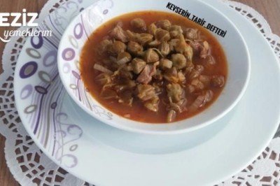Bamya Çorbası (Konya Yöresi)