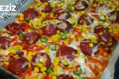 Bayat Ekmek Pizzası (Pazar Kahvaltısına)