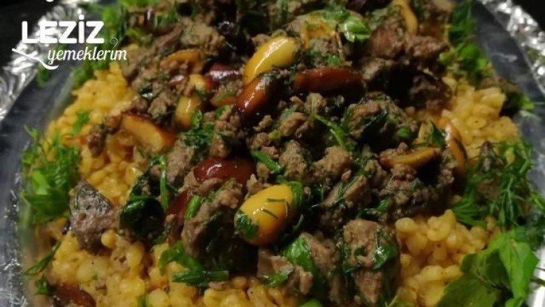 Ciğerli Fıstıklı Maraş Pilavı