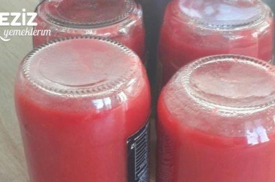 Domates Kabuğundan Ev Yapımı Kaynatmalık Salça