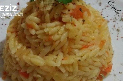 Domatesli Havuçlu Arpa Şehriye Pilavı