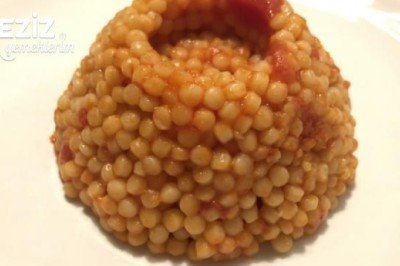 Domatesli Kuskus Pilavı Yapımı