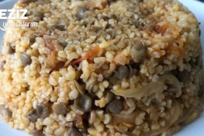 Domatesli Mercimekli Bulgur Pilavı