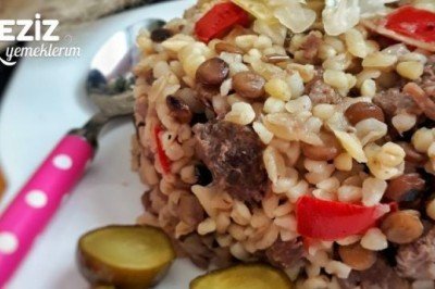 Doyurucu Etli Sebzeli Bulgur Pilavı