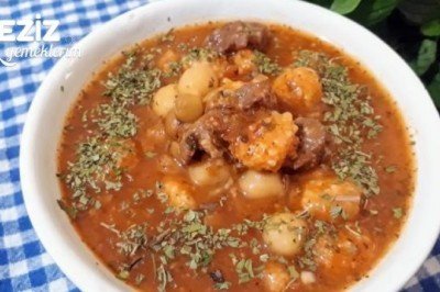 Ekşili Etli Topalak Çorbası