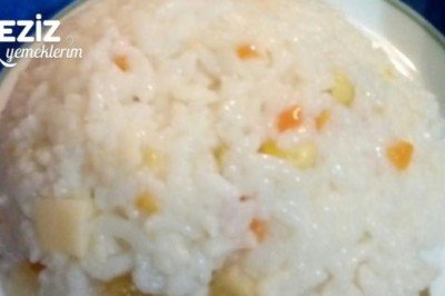 Garnitürlü, Tereyağlı Pirinç Pilavı