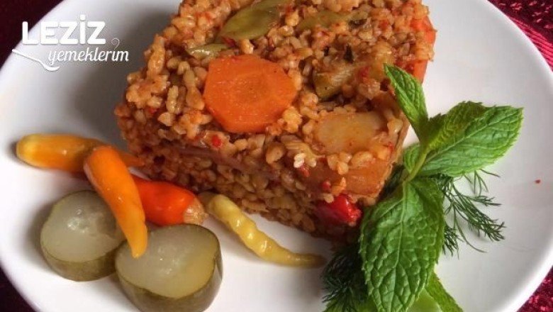Havuçlu Kabaklı Bulgur Pilavı