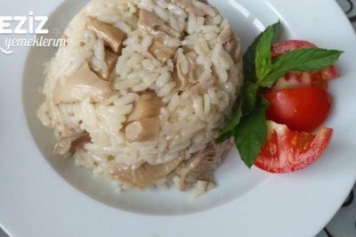 Istiridye Mantarlı Pirinç Pilavı