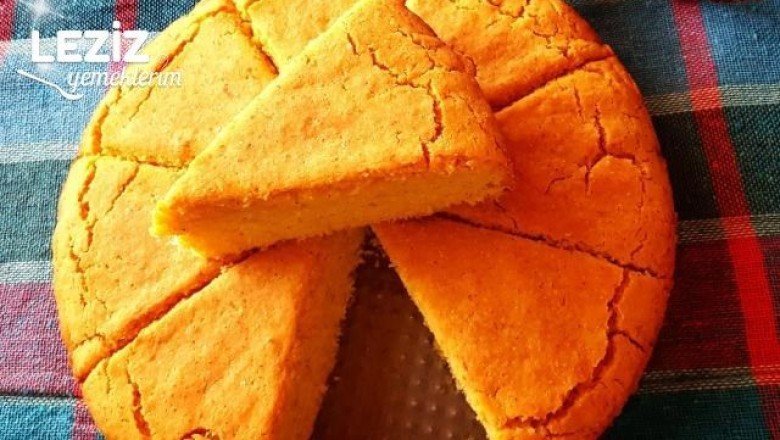 Kek Tadında Mısır Ekmeği