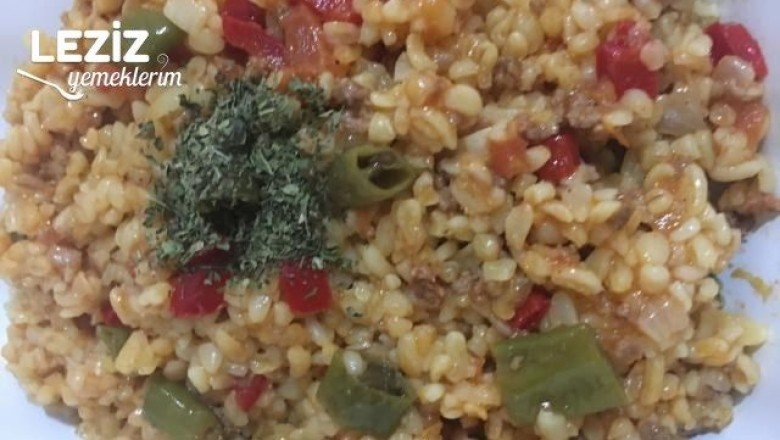 Kıymalı Bulgur Pilavı