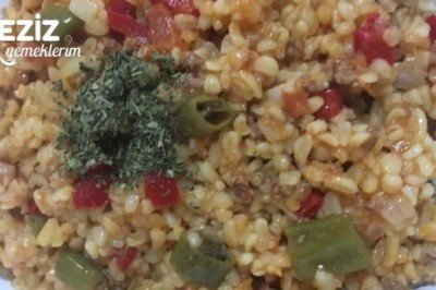 Kıymalı Bulgur Pilavı