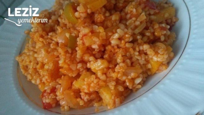 Kolay Sebzeli Bulgur Pilavı