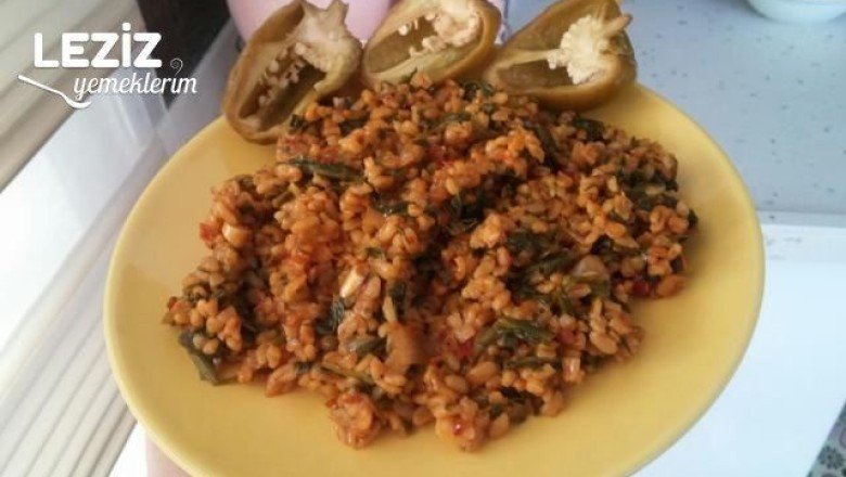 Kuş Ekmeği Otu İle Bulgur Pilavı