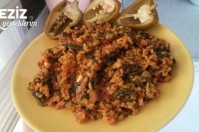 Kuş Ekmeği Otu İle Bulgur Pilavı