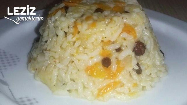 Kuş Üzümlü Ve Havuçlu Pirinç Pilavı